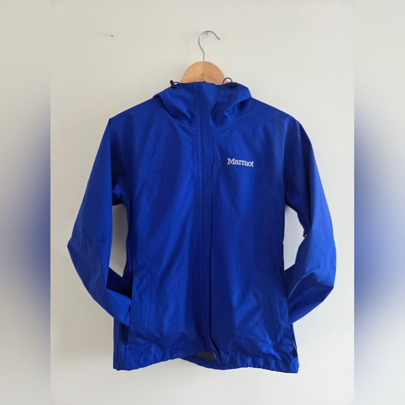 Marmot Jackets & Blazers - Marmot Blue Hooded Jacket